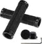 PLATT Comfortable Rubber Bike Handlebar Grips for MTB/BMX with Plastic End Caps