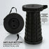 VIMALIFE 350lbs Upgraded Collapsible Folding Stool, Heavy Duty Capacity, Adjustable Height Collapsible Stool