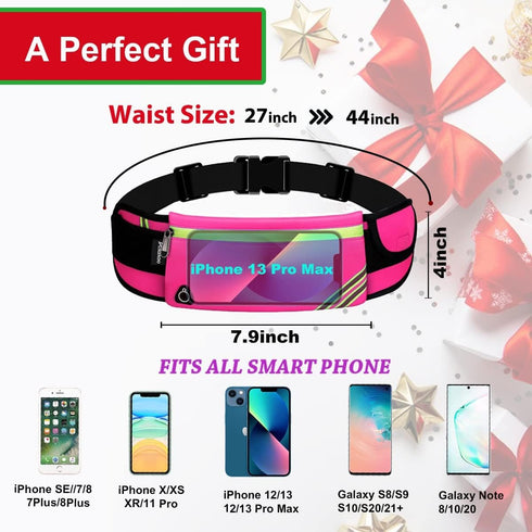 Gifts Presents for Women Fanny Pack Running Belt,Belt Bag,Water Resistant Wasit Pack Bag for Hiking Fitness,Phone Carrier,Running Gear.