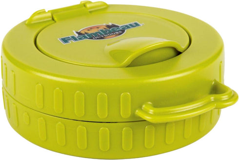 Flambeau Outdoors 6057BC Cricket Storage Puck, Portable Netted Fishing Bait Storage, Lime Green/Black