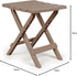 21045 Camco Small Quick-Folding Adirondack Table, Plastic, Taupe
