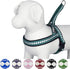 Blueberry Pet 6 Colors Soft & Comfy Jacquard Padded Dog Harness, Teal Blue, S/M, Chest Girth 21.5" - 27.5"