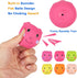 Squeaky Dog Toy, Latex Toys for Puppy and Small Dogs, Piggy Face Squeaky Balls Rubber Soft Chewing Durable Fetch Play