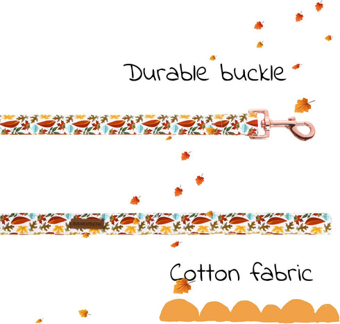 Elegant little tail Sunflower Print Strong Dog Leash, Girl or Boy Dog Leashes with Soft Handle Durable Puppy Leashes for Small Medium and Large Dogs