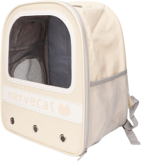 Cat Backpack Carrier, Large Capacity Transparent Ventilated Travel Bag for Cats, Kittens, and Puppies