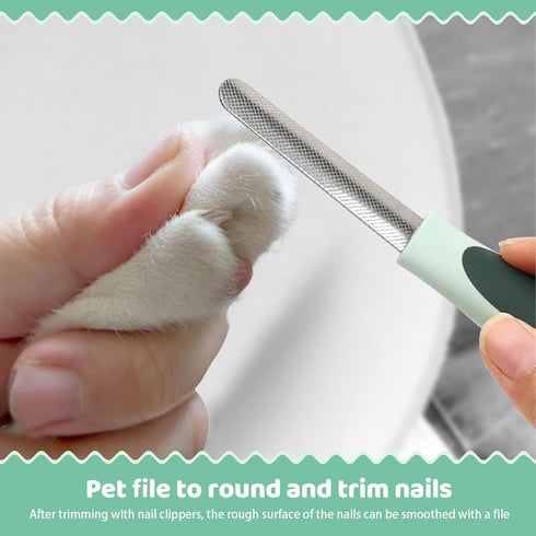 LAMLENT 8-in-1 Trimming Set, Pet Grooming Kit for Dogs & Cats - Includes Slicker Brush, Nail Clippers, Comb, Scissors
