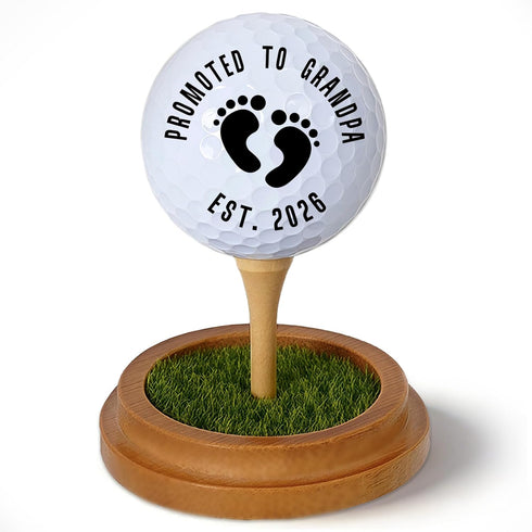 Gffeeoollallbb Promoted to Grandpa Pregnancy Announcement Golf Gifts for Grandpa Men Golfers, Pregnancy