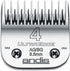 Andis 64090 Carbon-Infused Steel UltraEdge Dog Clipper Blade, Size-4 Skip-Tooth, 3/8-Inch Cut Length