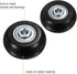 uxcell 40x18mm Replacement Luggage Wheels Repair Kit with 4 PU Bearing Wheels, Washers, Wrenches & Axle Screw