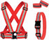 Reflective Running Gear Set, 3 Pcs: Reflective Vest, Armband, and Belt, High Visibility Night Cycling Walking Safety