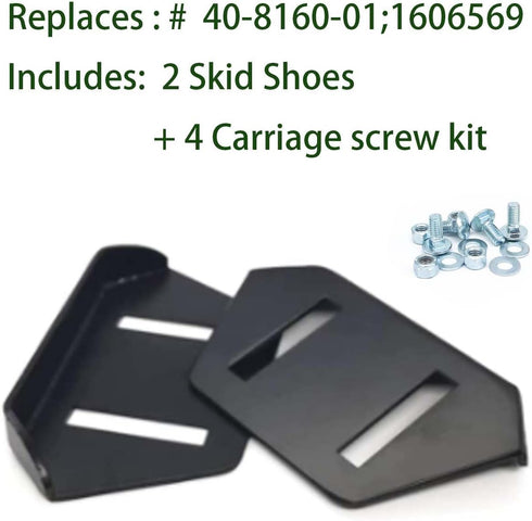 Snow Blower Skid Shoe 40-8160-01 Fits for to-ro 40-8160-01 Clinic 1606569 Snow Blower Skid Shoes(2pcs)