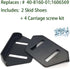 Snow Blower Skid Shoe 40-8160-01 Fits for to-ro 40-8160-01 Clinic 1606569 Snow Blower Skid Shoes(2pcs)