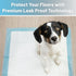 Blue Sky Wish 50 Count 24" 24" 24x24 inch Pet Training Pads, Size Large x Puppy Pads, Absorbent Disposable Pee Pads