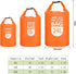 PATIKIL 12L Waterproof Dry Bag, Lightweight Roll Top Bag for Gym, Kayaking, Hiking, Camping, Orange