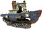 Aquarium Large Shipwreck Decorations, Lifelike Resin Pirate Ship Decor for Fish Tank