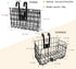 HOMEE Folding Rear Bike Basket | Wire Mesh Fold-Up Detachable Bag for Mountain Bike Accessories (1 Pack)