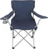 CDTYUIN Quad Folding Camp Chair with Cup Holder (Dark Blue)