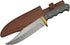 SZCO SUPPLIES Mountain Lion Hunter Bowie Knife 12.25" Black Handle (203421-BK)