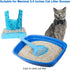 mavere 100 Odor Sealing Cat Litter Poop Clump Pick-Up Bags with Handles Scoop Tie Bags Dog Waste Bag, Leak Proof Pet