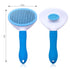 Self Cleaning Slicker Brush for Cats and Dogs, Easy to Remove Loose Undercoat, Grooming Tool