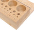 Raprance Wooden Fly Tying Fishing Kit Organizer, Desktop Storage Rack for Tying Tools