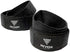 WYOX Figure 8 Weight Lifting Straps for Heavy Duty Deadlifting Workout | Gym Equipment Gear for Men Women PAIR (Black)