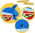 Squeaky Plush Dog Toy - Funny Stuffed Rope Toy for Small Medium Dogs, Cute Teething Chew Toy for Interactive Training
