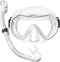 Snorkeling Gear for Adults, 180° Panoramic View Snorkel Mask Set with Food-Grade Silicone Anti-Fog