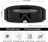 SPOSUNE Anti Fog Airsoft Goggles with 3 Interchangeable Lenses and UV400 Protection for Tactical Use