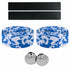 KINGOU White & Blue Camouflage EVA Road Bike Handlebar Tape, 2PCS Per Set