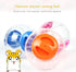Mini Cute Dwarf Hamster Running Ball, 4.72 Inches Crystal Ball for Hamsters, Silent Exercise Wheel for Hamsters Less
