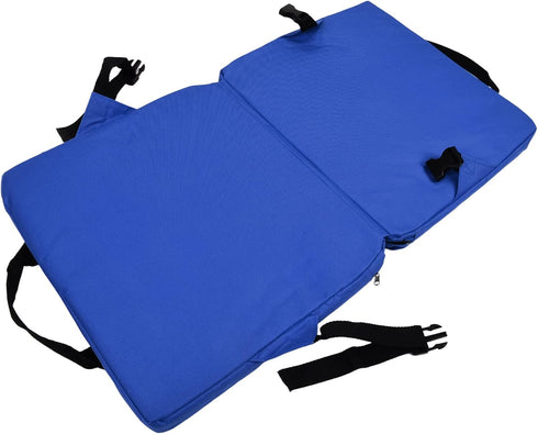 Fofetbfo Chair Cushion, Foldable Soft Seat Cushion with Backrest, Portable Camping Chair Pads for Outdoor Camping