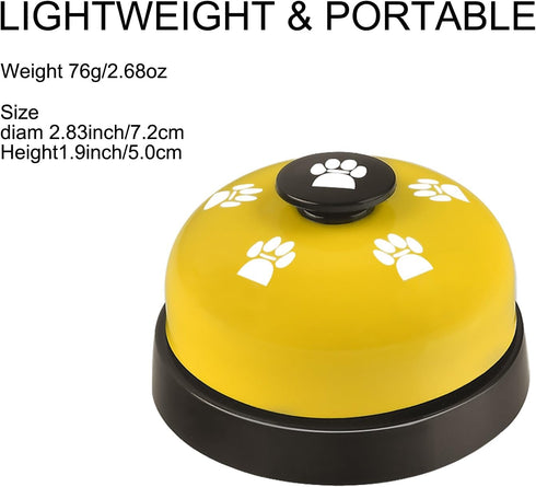 Lcckyeng 3 Pack Communication, 3 Pack) Dog Doorbells, Pet Training Bells for Outside Potty Training and Bell for Dog