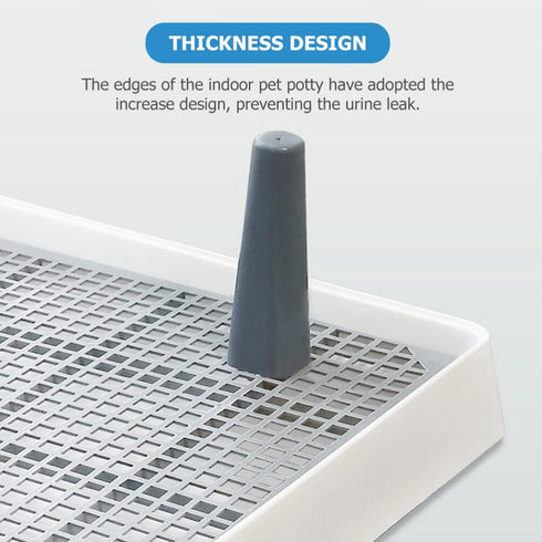 Portable Toilet, Dog Training Pads Pet Toilet Dog Pee Pad Holder Puppies Potty Mesh Grate Pee Holder Portable Litter