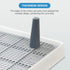 Portable Toilet, Dog Training Pads Pet Toilet Dog Pee Pad Holder Puppies Potty Mesh Grate Pee Holder Portable Litter