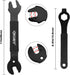 Oumers Bike Crank Puller Tool Set, Bike Crank Extractor Bike Bottom Bracket Remover 17mm 16mm 15mm Spanner Wrench Fit for Removing Bicycle Crank by Oumers