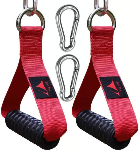 Heavy Duty Gym Exercise Handles Attachment for Cable Machine, Resistance Band, Pulley System Home Fitness Equipment