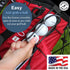 SnakeBelly Golf Ball Holder - Pro, Quick-Draw Release, Black