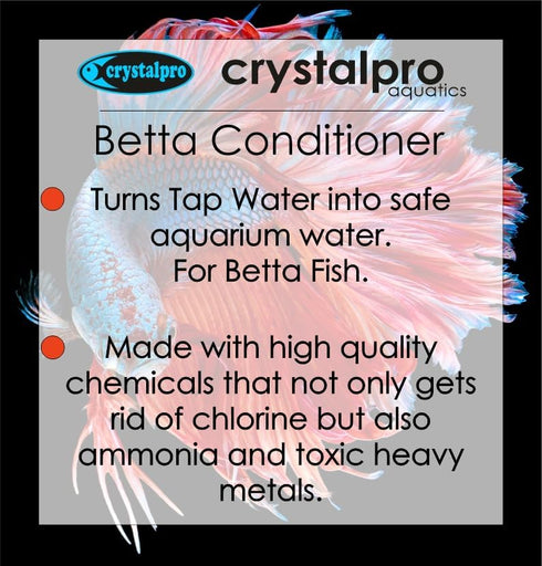 Betta Water Conditioner 4.22 Oz - Treats 660 Gallons, Neutralizes Chlorine and Ammonia for Betta Fish