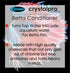 Betta Water Conditioner 4.22 Oz - Treats 660 Gallons, Neutralizes Chlorine and Ammonia for Betta Fish