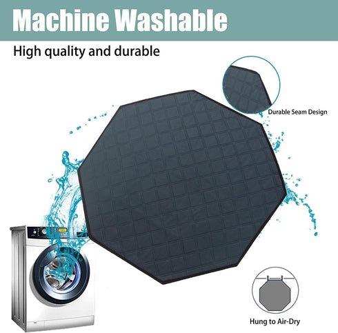 Dog Playpen Mat, Washable Pee Pad for Octagon Puppy Whelping Pading Leakproof Potty Training Pad Liner for Crate Kennel
