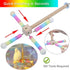 KINTOR Finches Bird Toy Perch,Parrot Interactive Spinning Toys,Bird Cage Accessories for Small and Medium