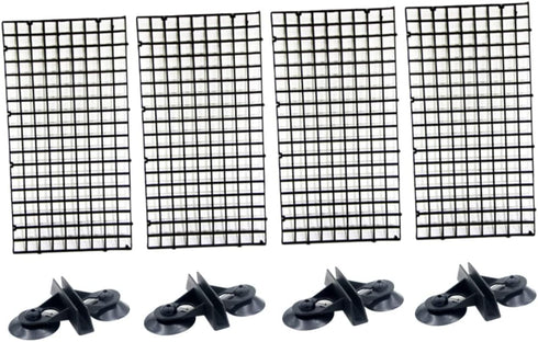 Fish Tank Separator Grid, 1 Set Aquarium Divider Panels, Spliced Lattice Plate for Betta Aquarium Supplies