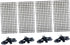 Fish Tank Separator Grid, 1 Set Aquarium Divider Panels, Spliced Lattice Plate for Betta Aquarium Supplies