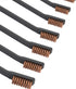 Raiseek Gun Cleaning Brushes, 10-Pack Double-Ended Multifunction Brass Nylon Bristle Brushes