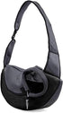 Dog Sling Carrier, Breathable Mesh Bag for Small Dogs Cat Carrier (Fits 3 lbs to 6 lbs Pets), Black