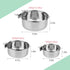 Hypeety Stainless Steel Food Water Bowl for Pet Bird Crates, Cages, Coop, Dog, Cat, Parrot, Rabbit (Medium, 4.7 * 2.1in)