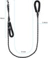 Dog Leash Traffic Double Padded Handles, Comfortable Reflective 2 Handle Leashes for Medium Large Dogs, Pink