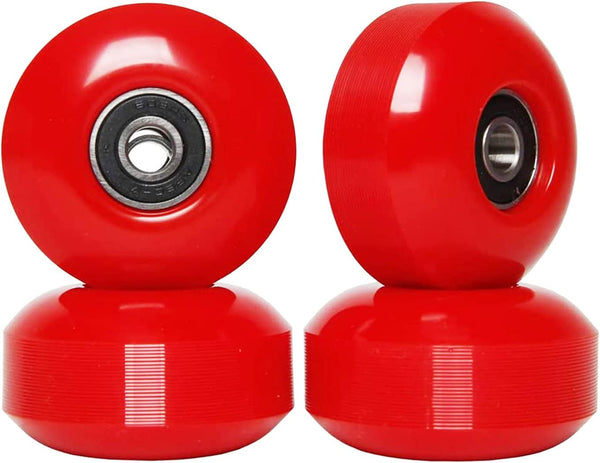 FREEDARE Skateboard Wheels 52mm, Bearings and Spacers Installed, 92A Street Wheels for Tricks (Pack of 4)