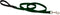 LupinePet Basics 1/2" Green 4-foot Padded Handle Leash for Small Pets